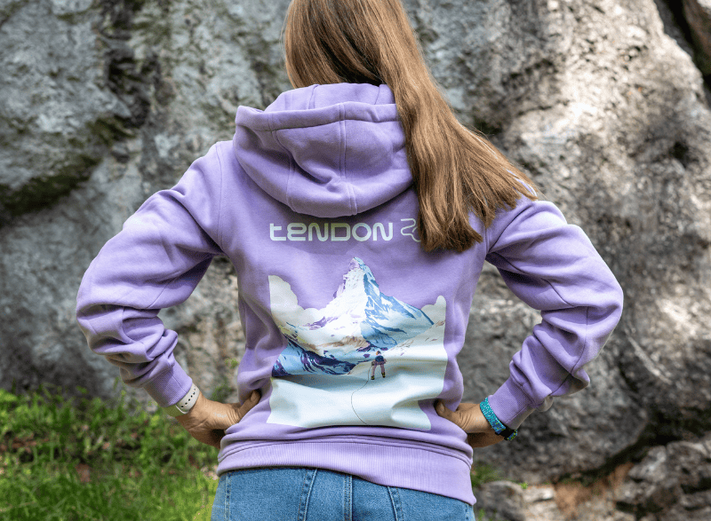 Mikina Tendon Anniversal - lila - M Mikina Tendon Anniversal - lila - M
