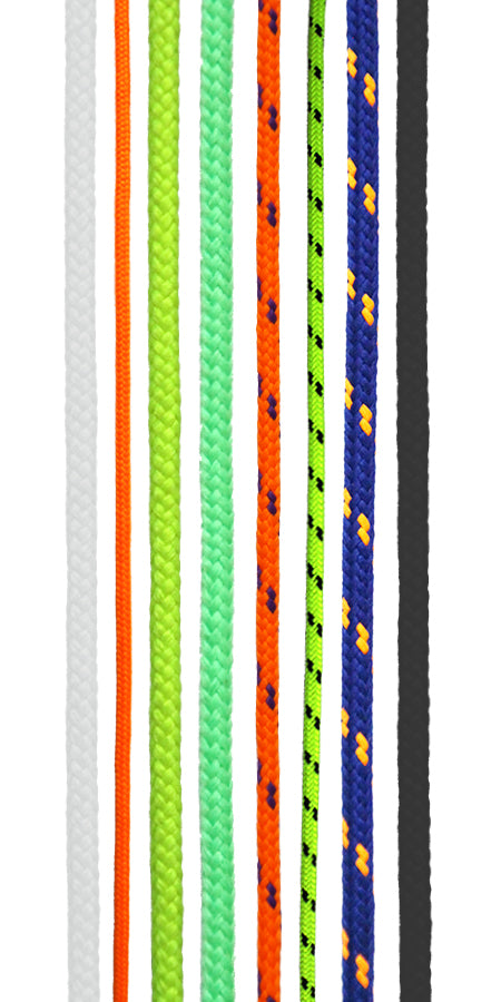 Lana a šňůry z polyesteru - pletené bez jádra