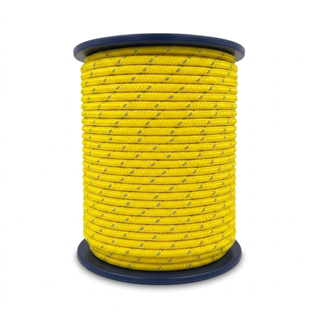 PPV šnůra 10 mm s reflexní páskou - 20m